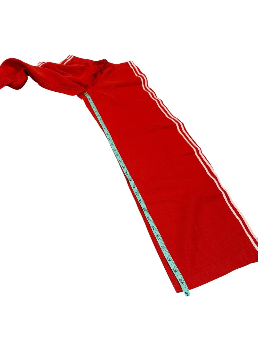 Madewell Pull On Pants (100% Linen) in Wild Poppy - Picture 9 of 13